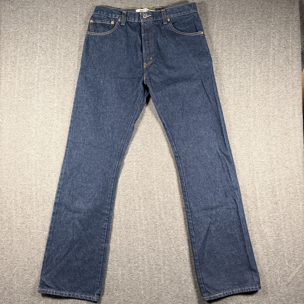 Levi’s 517 Jeans Mens 34x34 Bootcut Blue Denim 100% Cotton Western Cowboy Y2K